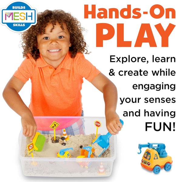 Creativity for Kids Sensory Bin Construction Zone