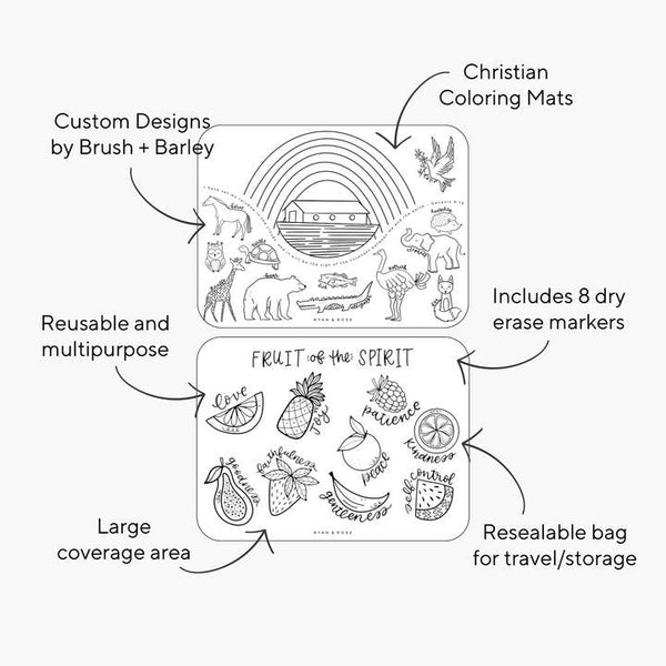 RR Christian Coloring Mats