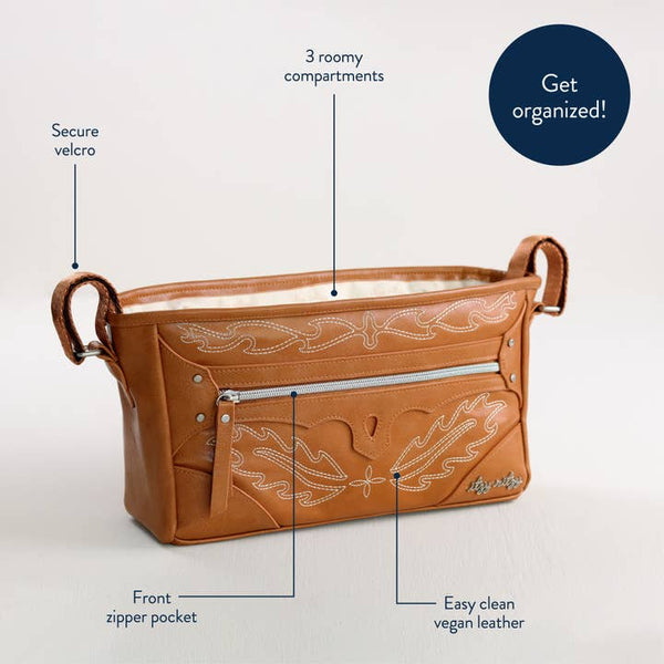 Nash Saddle Adjustable Travel Stroller + Wagon Caddy