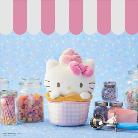 GUND Sanrio Official Hello Kitty Ice Cream Plush