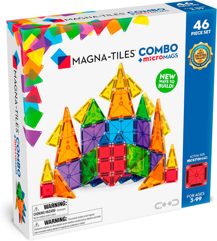 MAGNA-TILES microMAGS Combo 46-Piece Set