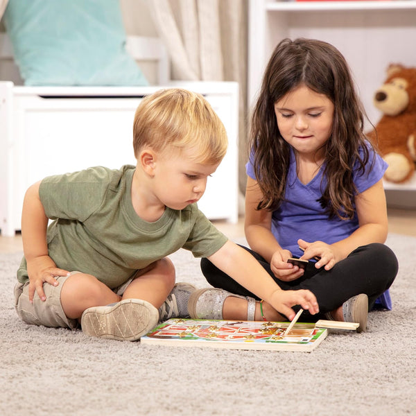 MD  Magnetic Farm Hide & Seek Board