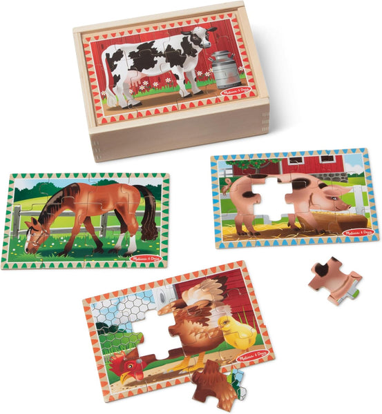MD Farm Animals Puzzles in a Box