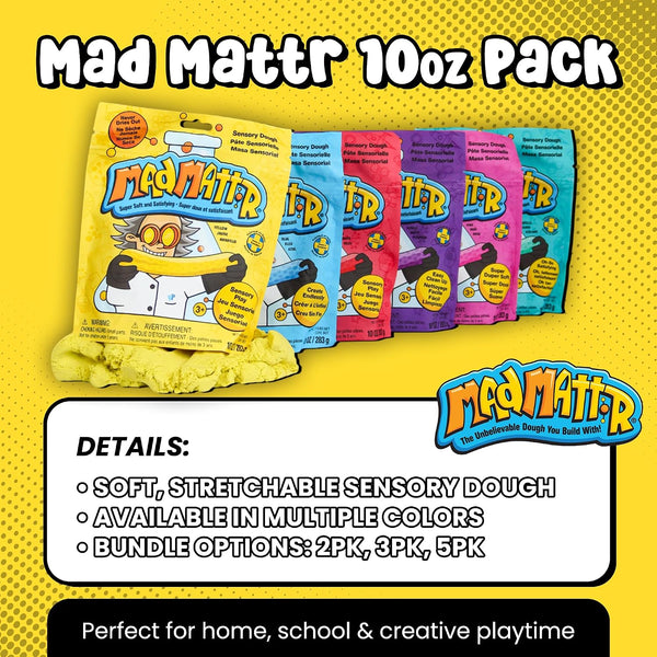 Mad Mattr 10oz Sensory Modeling Dough - Teal
