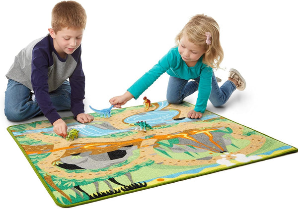 MD Prehistoric Playground Dinosaur Rug