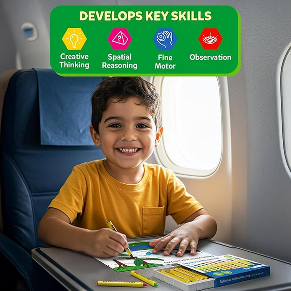 Skillmatics Color & Learn Activity Book - Animals