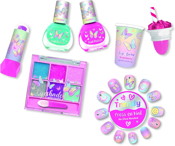 Carry All Cosmetic - Tie Dye  Butterfly