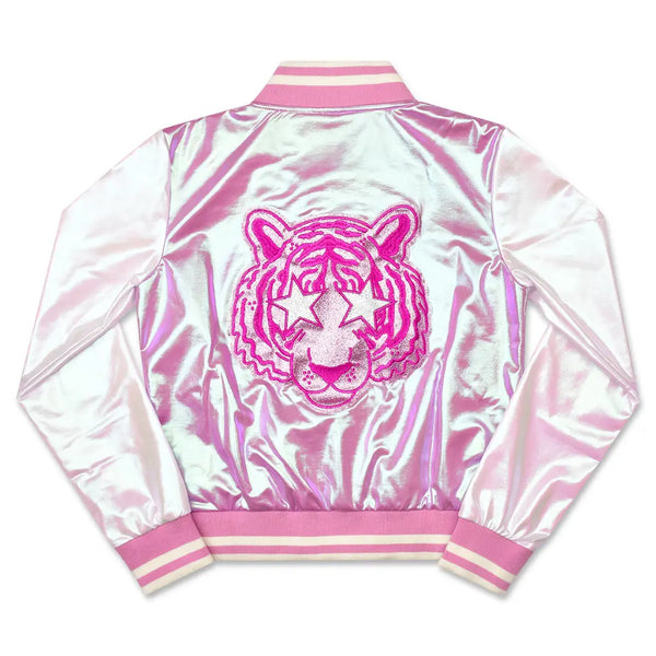 Tiger Metallic Varsity Jacket
