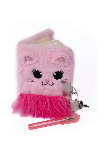 GP Furry Journal with Lock & Pen
