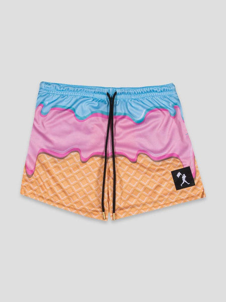 Frozen Treats Ice Cream Sundae Air Mesh Shorts
