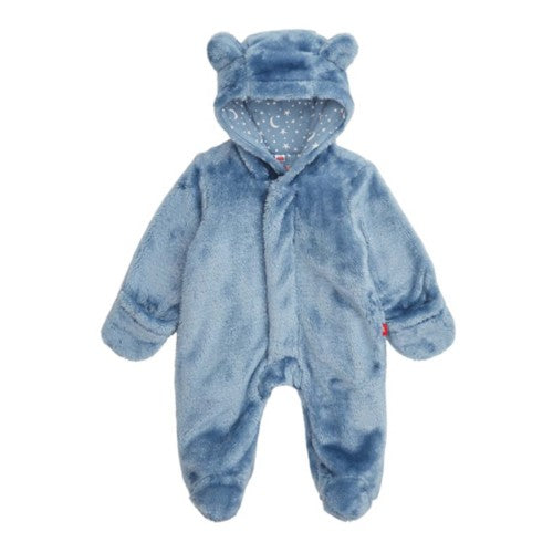 Winter Sky Minky Bear Footie Bunting