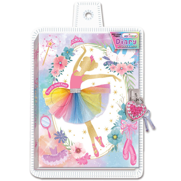 Diary with Lock & Keys - Ballerina Beauty