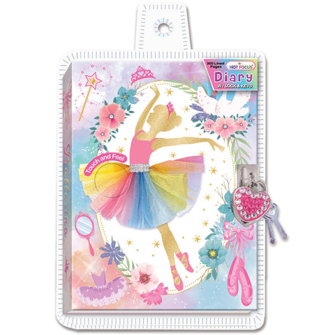 Diary with Lock & Keys - Ballerina Beauty
