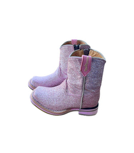 Glitter Pink Cowgirl Boots