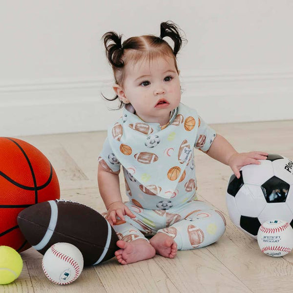 Sports Medley Bandana Bib Set (4-Pack)