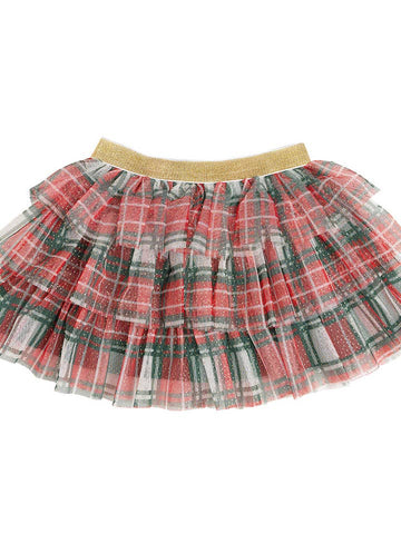 Christmas Plaid Tiered Tutu