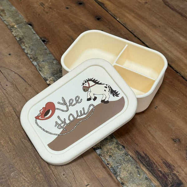 Fresh & Messy Silicone Bento Box - Yee Haw