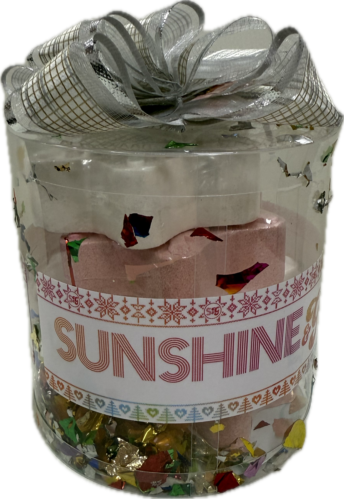 S&G Holiday Bath Bob Gift Set - Silver