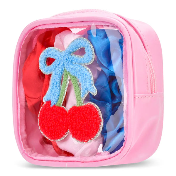 Iscream Cherry on Top Scrunchie Set
