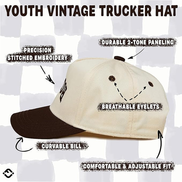 2-Tone Cap - Rowdy Upside Down - Brown/Beige