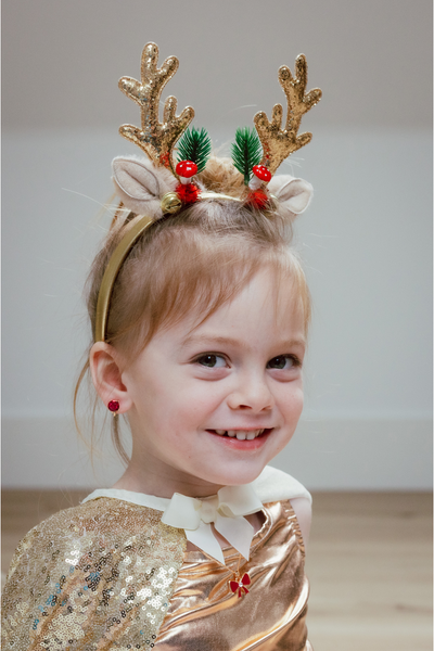 Holiday Rudolph Gold Headband 89081