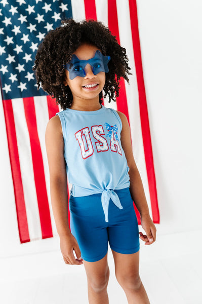 USA Front Tie Tank