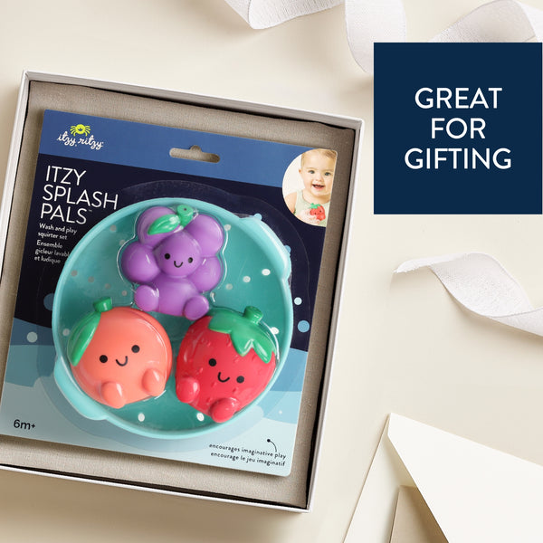 Itzy Splash Pals™ - Bath + Water Toy - Fruit