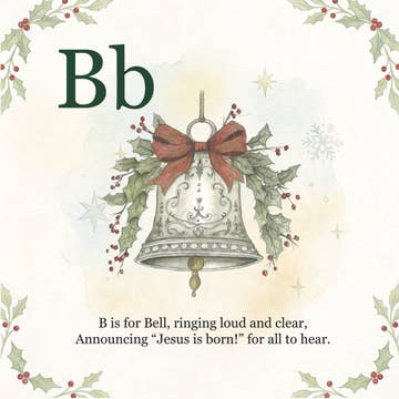 Iam the Lamb’s Abc's of Christmas Christian Board Book