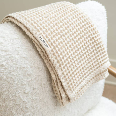 BT Waffle Baby Blanket - Linen