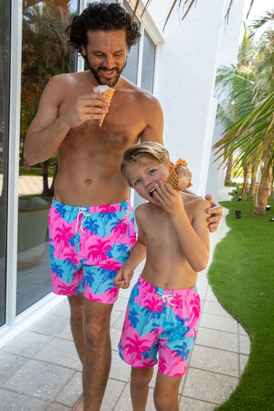 Maui Palms Swim Trunks