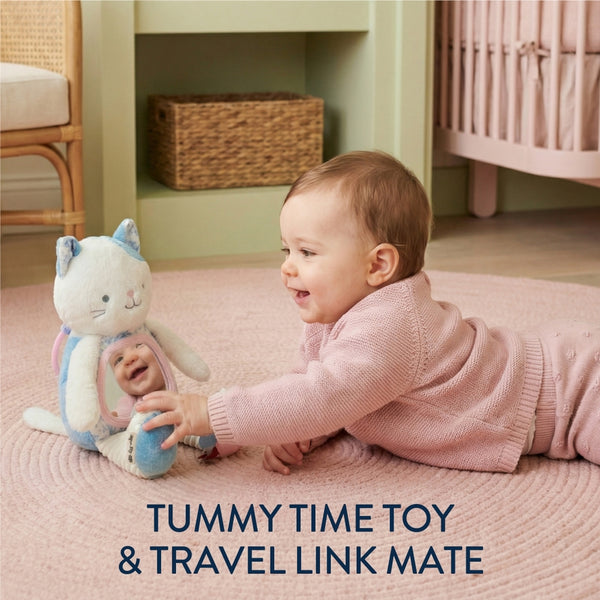 Itzy Bitzy Mirror™ Sensory Tummy Time Mirror  - Kitty