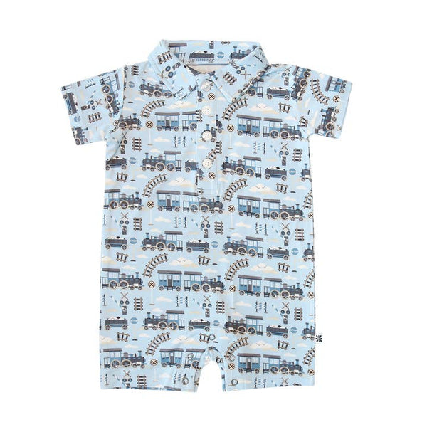 Choo Choo Polo Romper