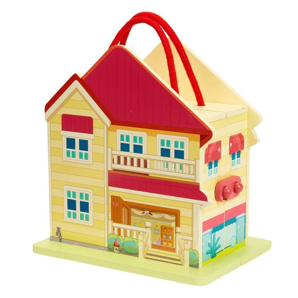 MT Bluey Wooden Carry Along House