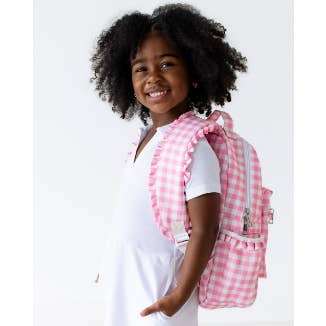 Sugar Bee Backpack - Pink Gingham