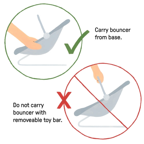 Cozy Spot Soothing Baby Bouncer w/Wooden Arch