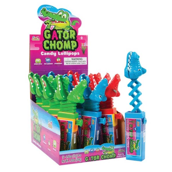 Gator Chomp Lollipops