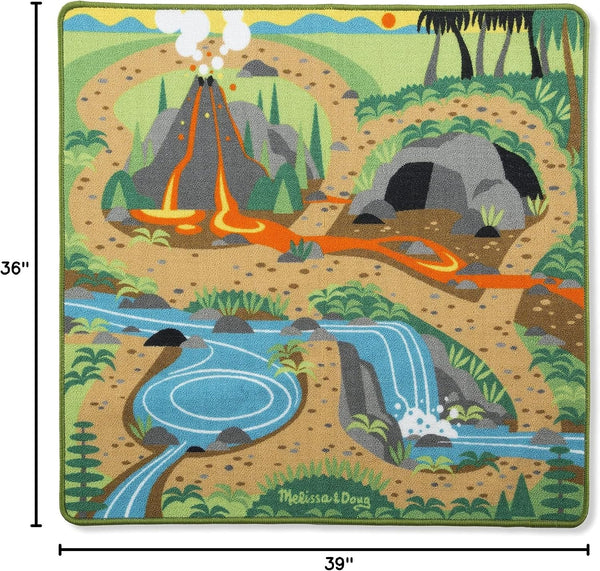 MD Prehistoric Playground Dinosaur Rug