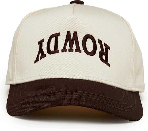2-Tone Cap - Rowdy Upside Down - Brown/Beige