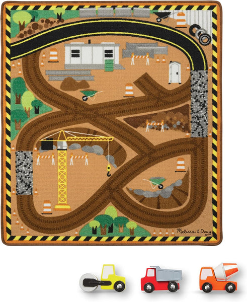 MD Round the Construction Zone Work Site Rug