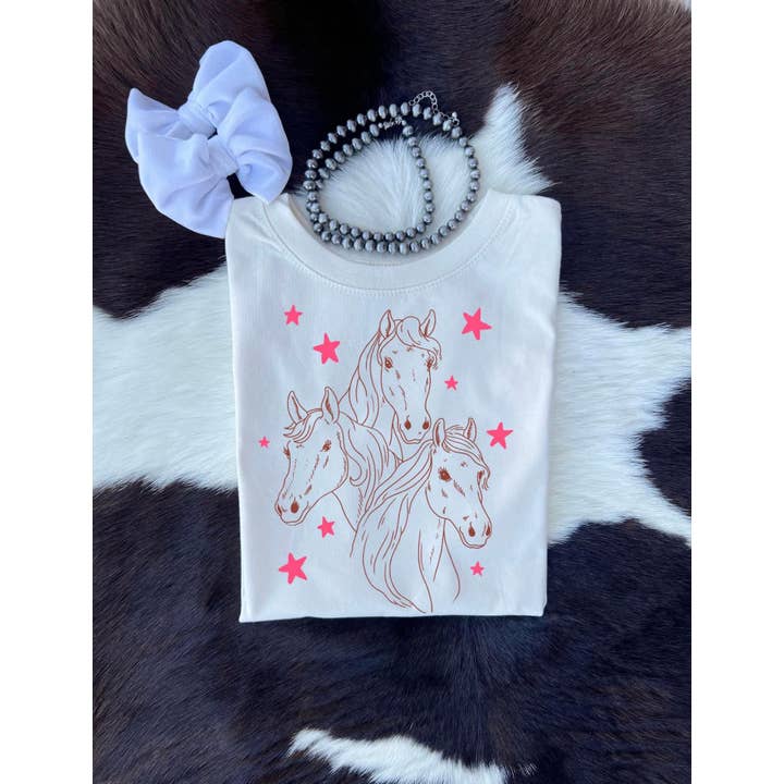 Horses and Stars Graphic Tee