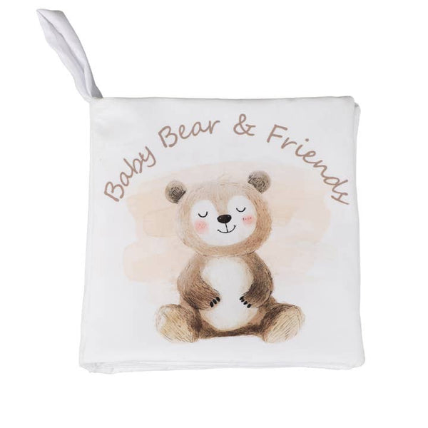 Baby Bear and Friends Tails Soft Crinkle Cloth Baby Book