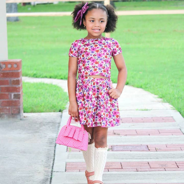 Margo - Pink Dot Canvas