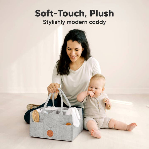 KB Original Baby Diaper Caddy - Gray