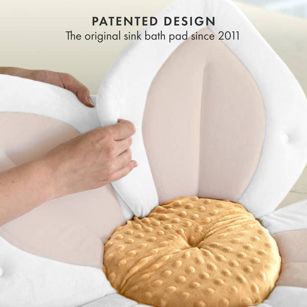 Lotus with Button Snaps-White/Cream/Honey