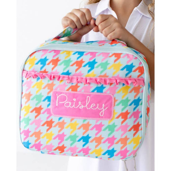 Sugar Bee - Lunch Bag - Girls Houndstooth