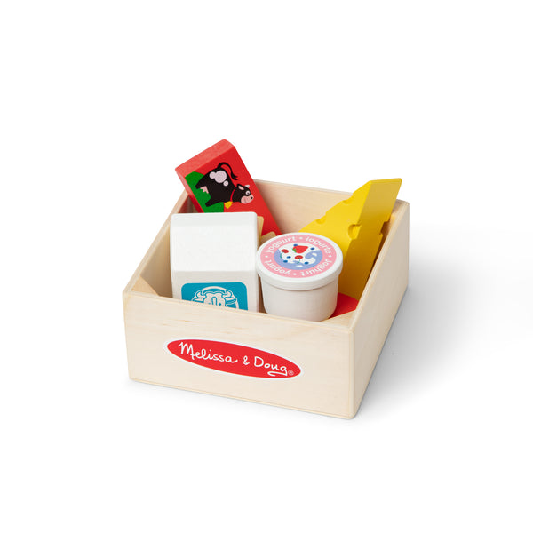 Wooden Food Groups Play Set - Dairy