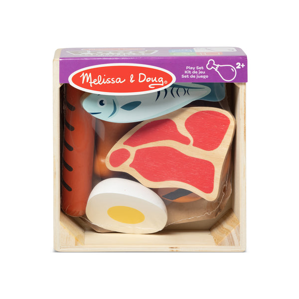 Wooden Food Groups Play Set - Protein