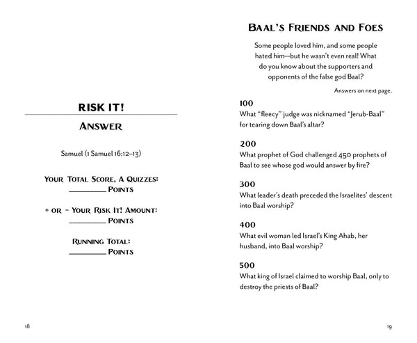 Bible Trivia Test