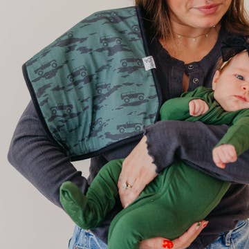 3 Pack Premium Burp Cloths - Hunter