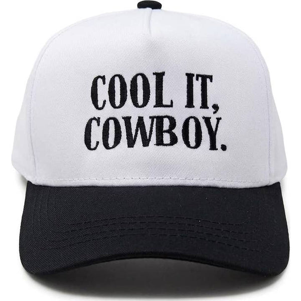 Cool It Cowboy - Black/White